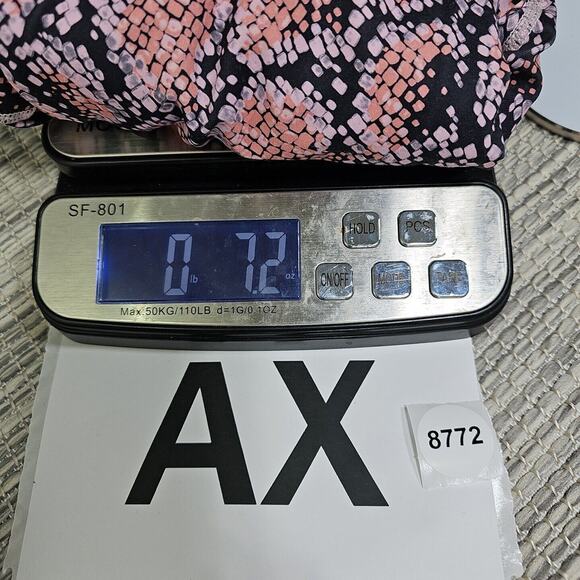 Fabletics Olesia Shine Shorts Stretch Pink Black Snakeskin Animal Print Running - Picture 10 of 10